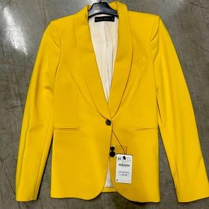 Bright Yellow Zara blazer